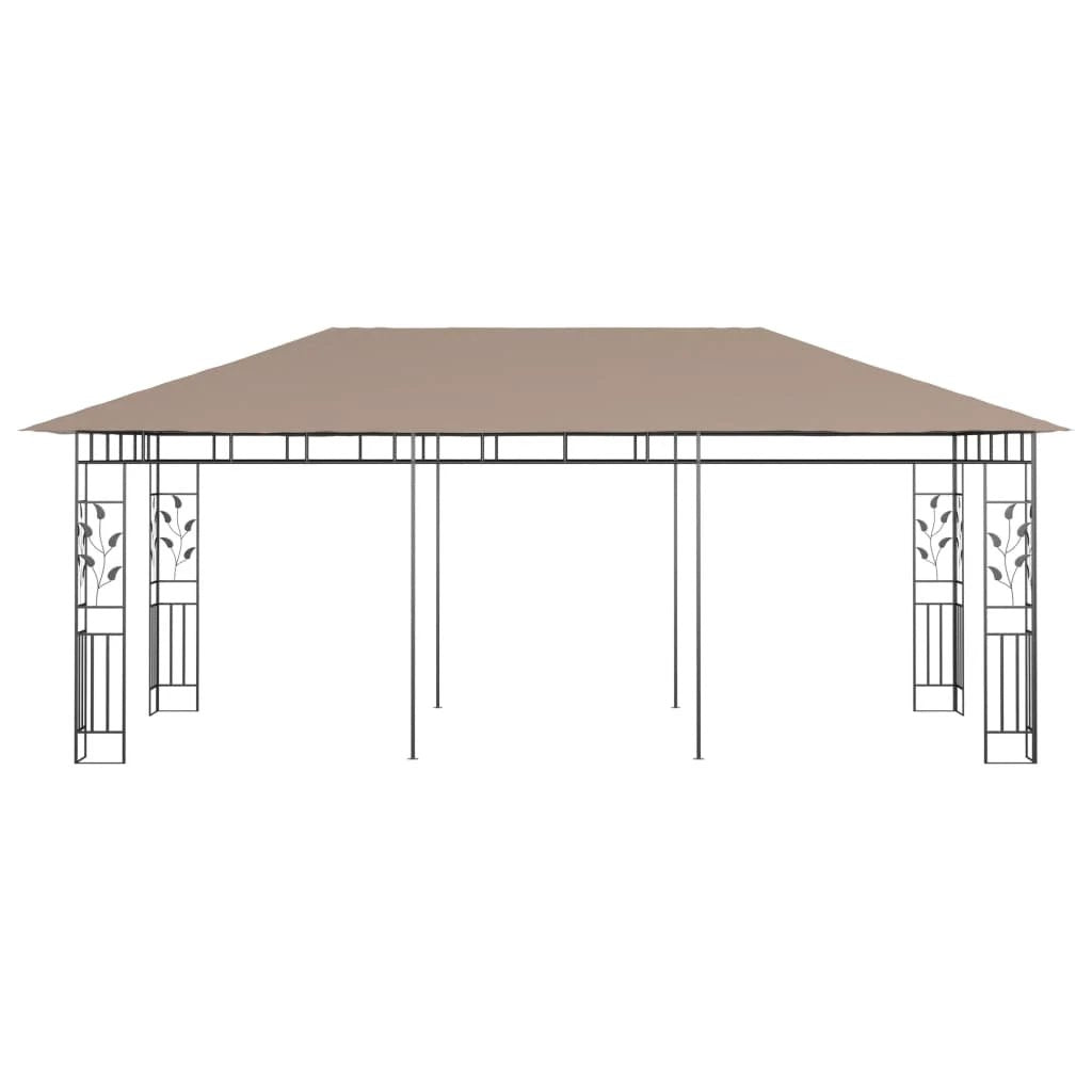 vidaXL Gazebo with Mosquito Net 3x3x2.73 m Cream 180 g/m² - Gazebos
