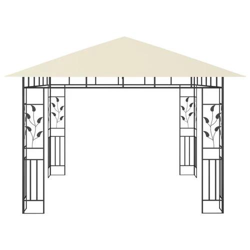 vidaXL Gazebo with Mosquito Net 3x3x2.73 m Cream 180 g/m² by vidaXL