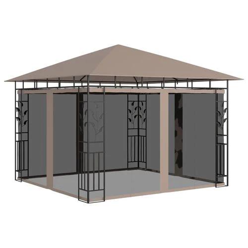vidaXL Gazebo with Mosquito Net 3x3x2.73 m Cream 180 g/m² by vidaXL