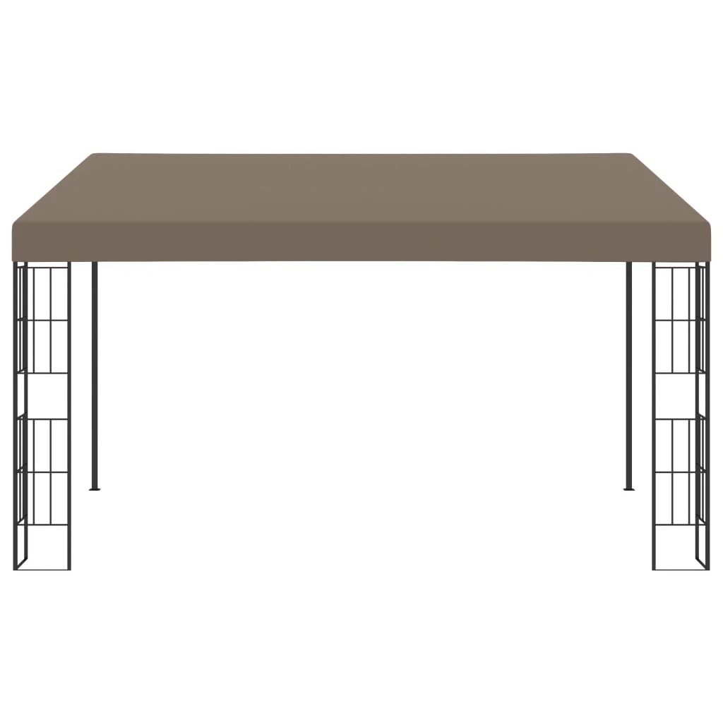 vidaXL vidaXL Wall-mounted Gazebo 3x3 m Cream Fabric - Gazebos
