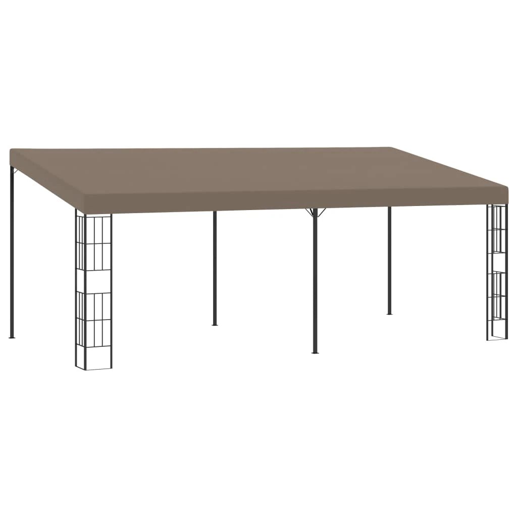 vidaXL vidaXL Wall-mounted Gazebo 3x3 m Cream Fabric - Gazebos