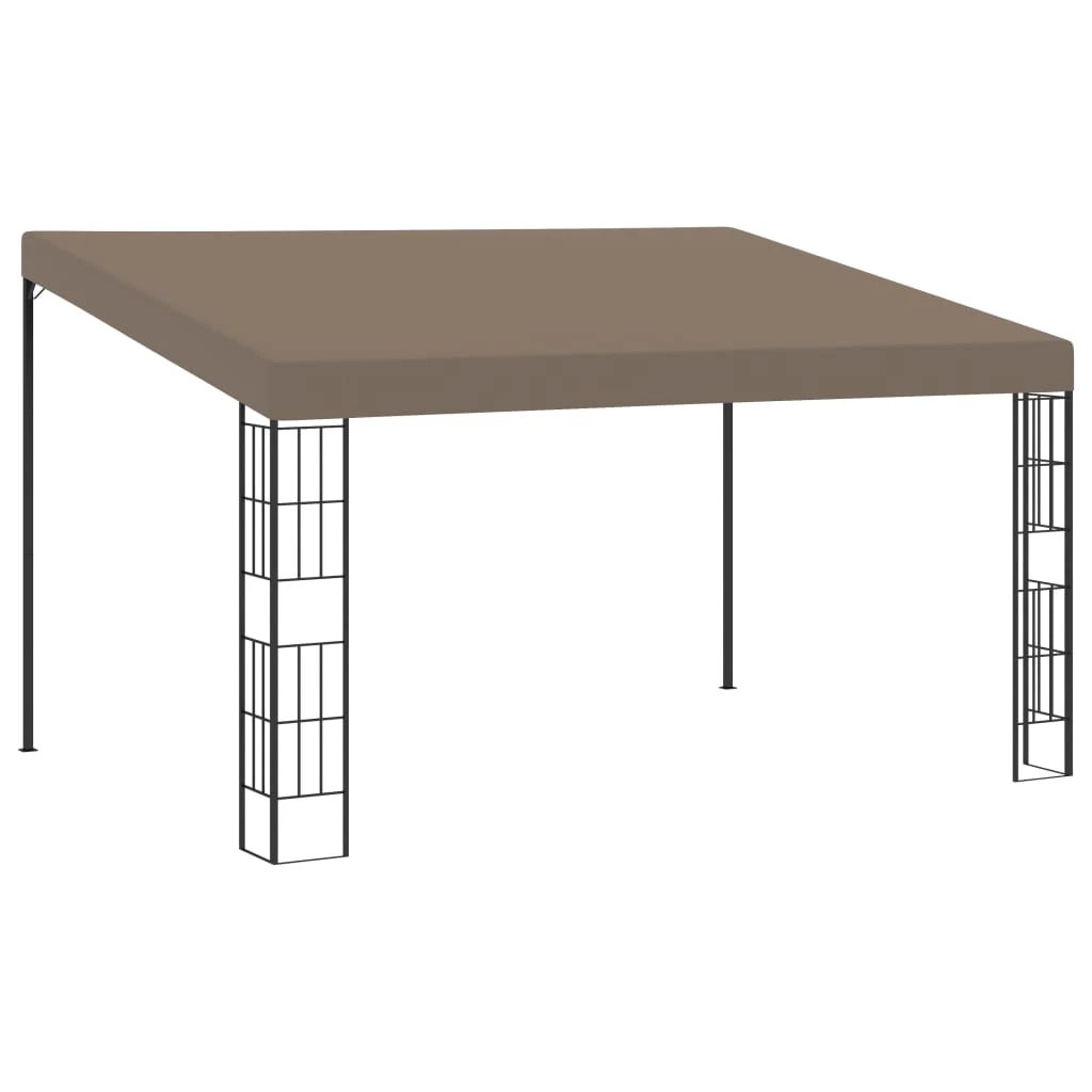 vidaXL vidaXL Wall-mounted Gazebo 3x3 m Cream Fabric - Gazebos