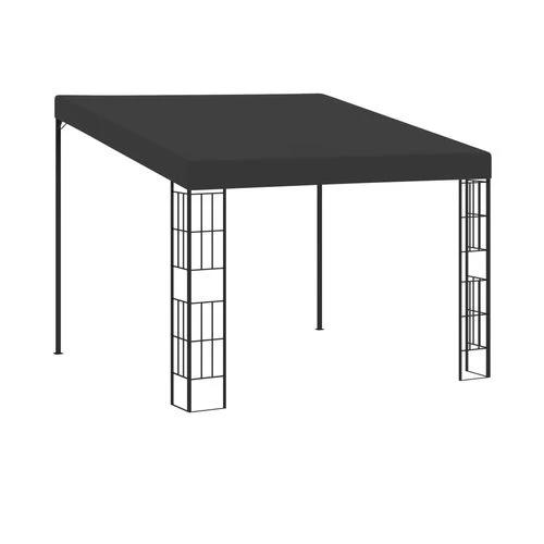 vidaXL vidaXL Wall-mounted Gazebo 3x3 m Cream Fabric - Gazebos