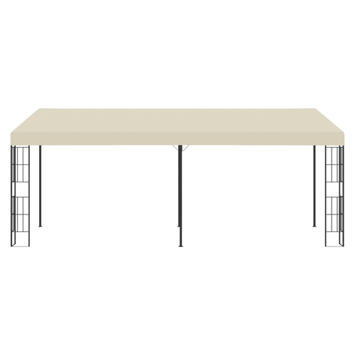 vidaXL vidaXL Wall-mounted Gazebo 3x3 m Cream Fabric - Gazebos