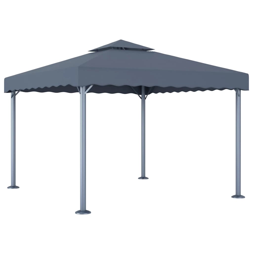 vidaXL Gazebo 300x300 cm Cream Aluminium by vidaXL