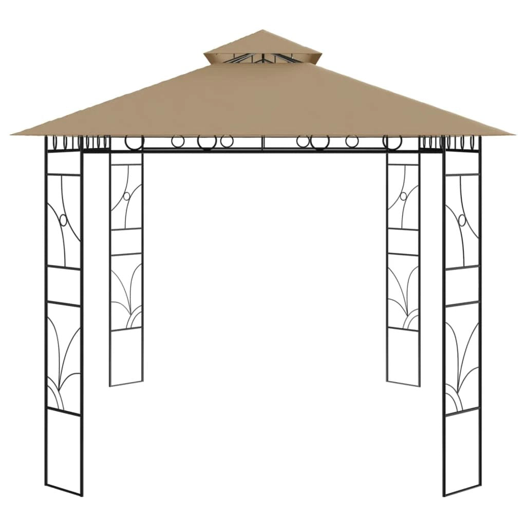 vidaXL Gazebo 4x3x2.7 m Cream 160 g/m² - Gazebos