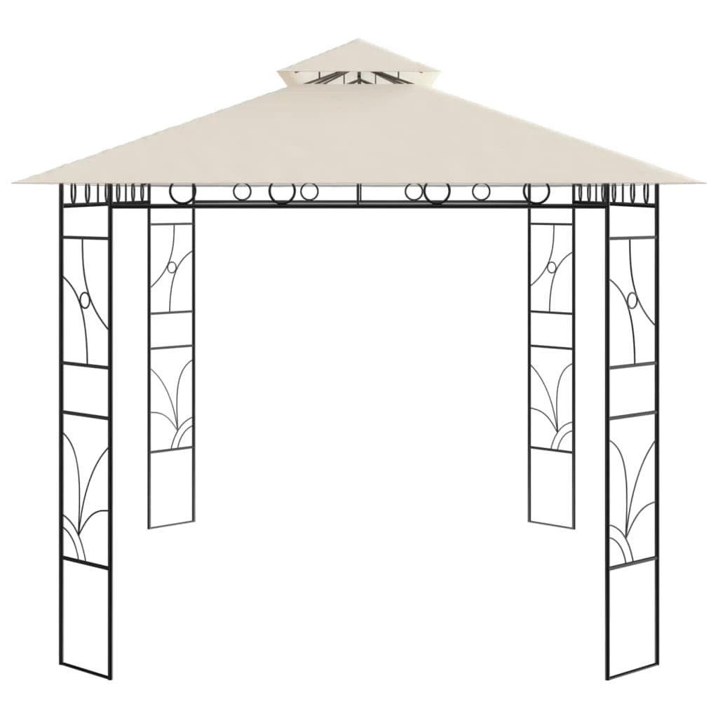 vidaXL Gazebo 4x3x2.7 m Cream 160 g/m² by vidaXL