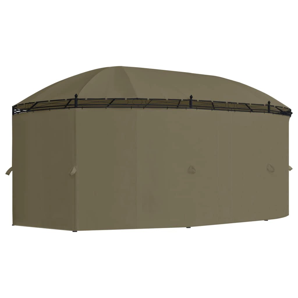 vidaXL Gazebo with Curtains 520x349x255 cm Anthracite - Gazebos