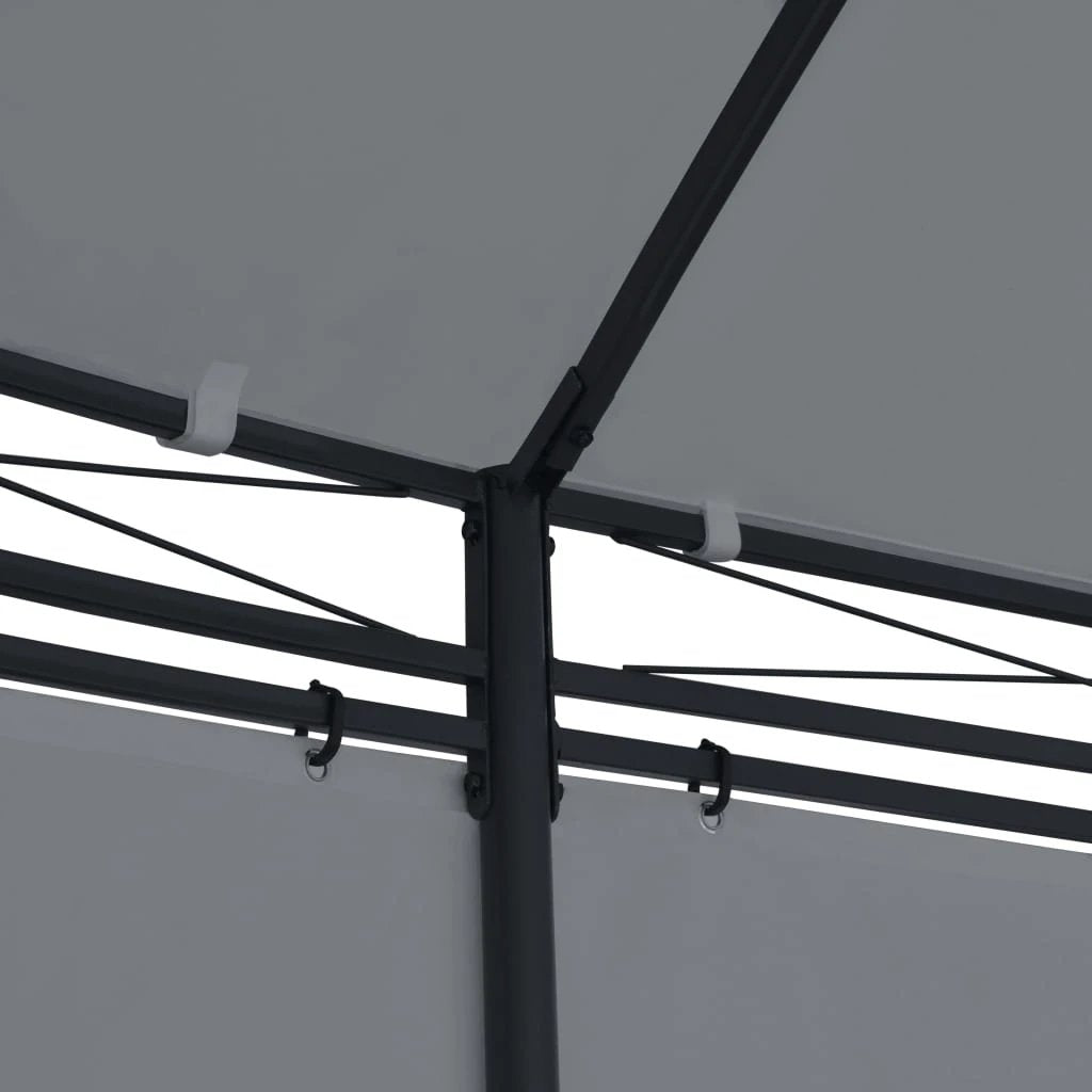 vidaXL Gazebo with Curtains 520x349x255 cm Anthracite - Gazebos