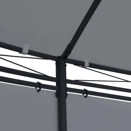 vidaXL Gazebo with Curtains 520x349x255 cm Anthracite by vidaXL