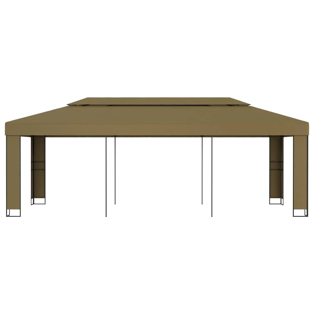 vidaXL Gazebo with Double Roof 3x3 m White - Gazebos