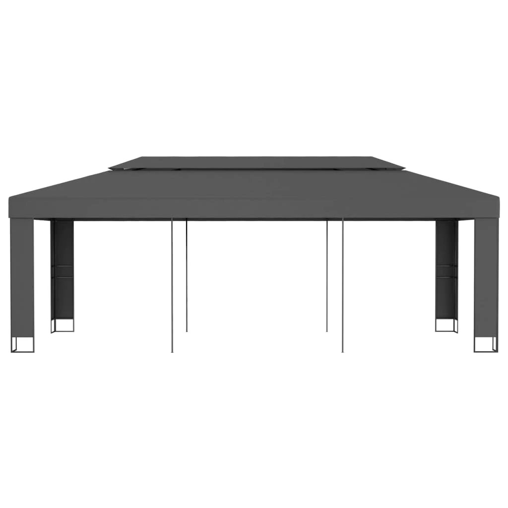 vidaXL Gazebo with Double Roof 3x3 m White - Gazebos