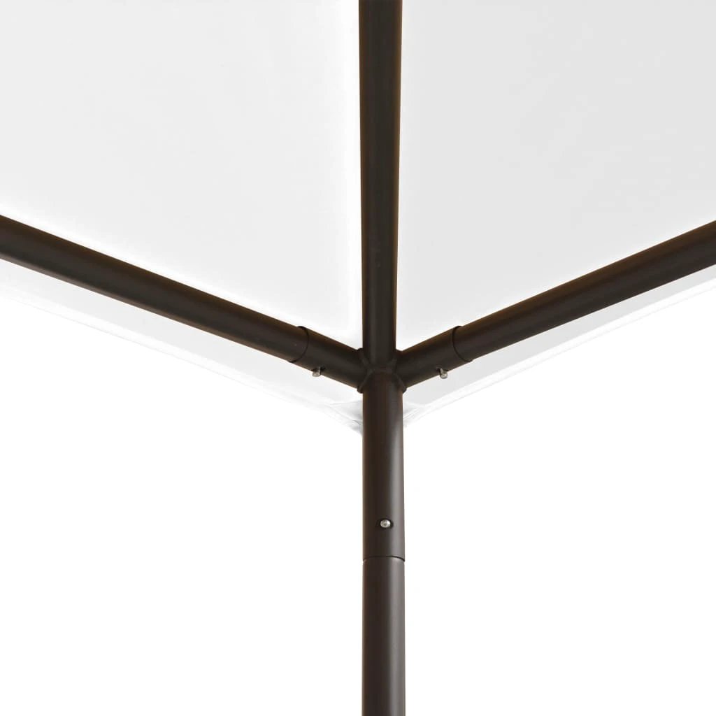 vidaXL Gazebo Pavilion Tent Canopy 4x4 m Steel Beige by vidaXL