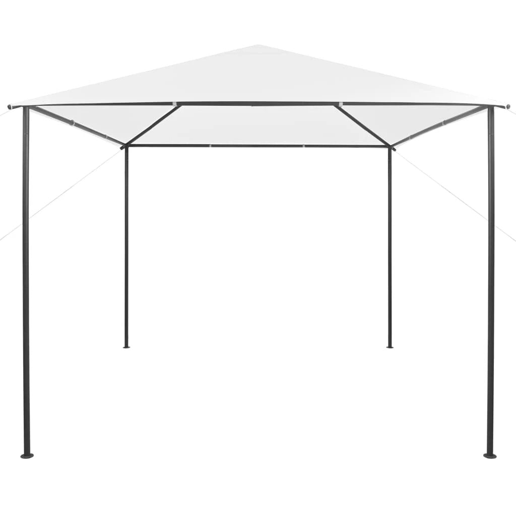 vidaXL Gazebo Pavilion Tent Canopy 4x4 m Steel Beige by vidaXL