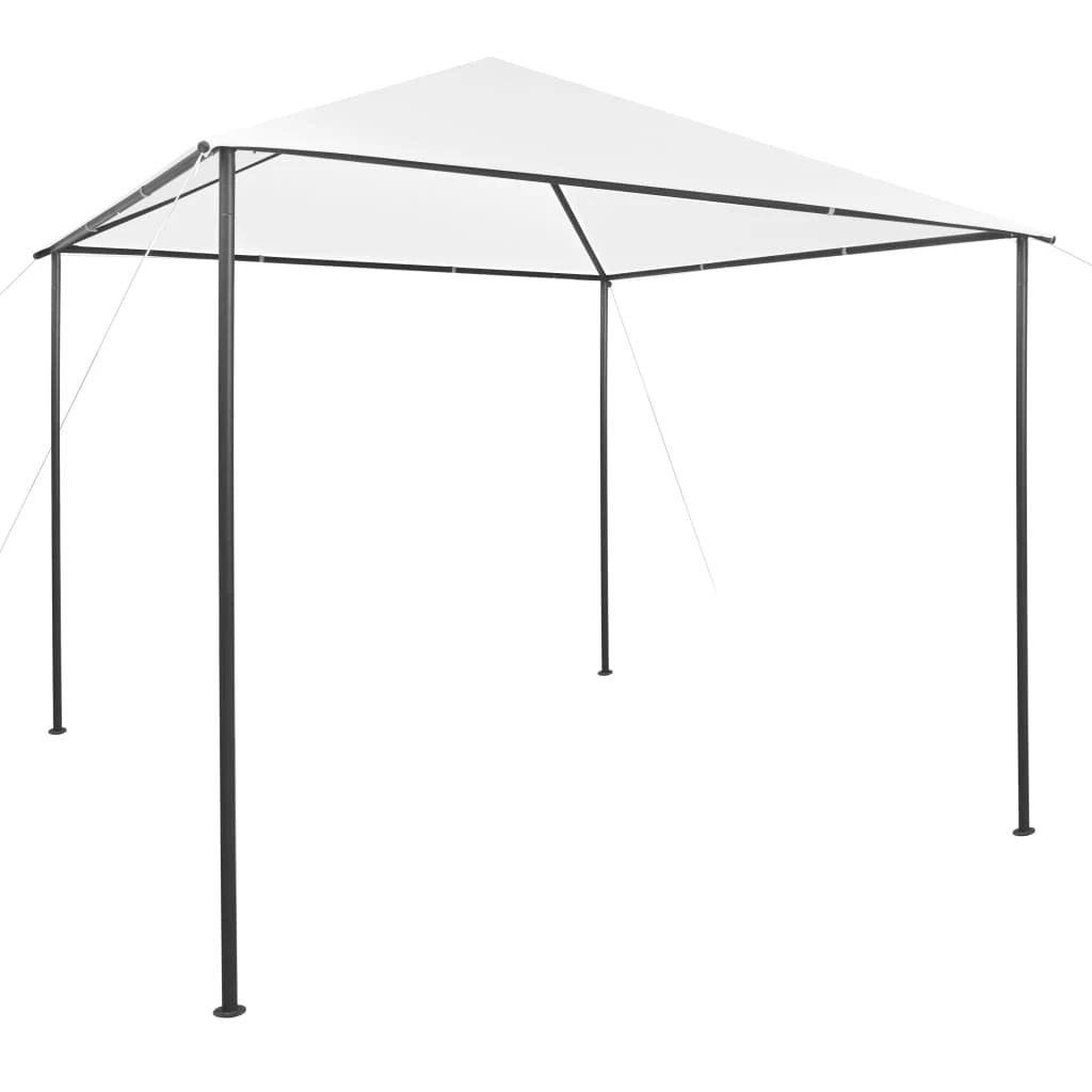 vidaXL Gazebo Pavilion Tent Canopy 4x4 m Steel Beige by vidaXL