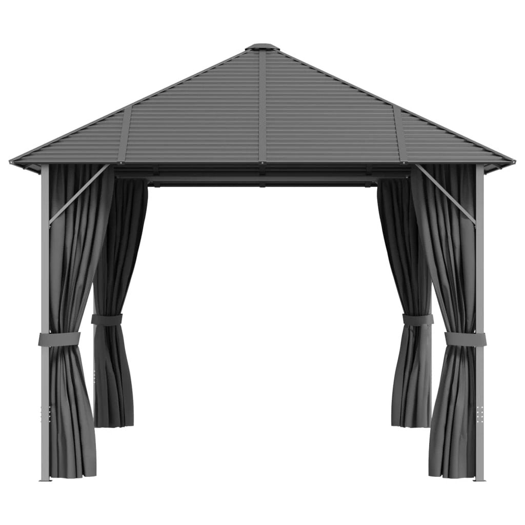vidaXL Gazebo with Roof 3x3 m Anthracite - Gazebos