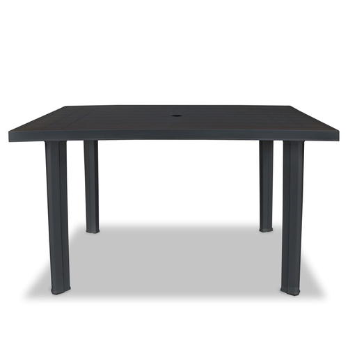 vidaXL vidaXL Garden Table White 101x68x72 cm Plastic -