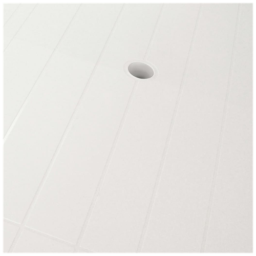 vidaXL vidaXL Garden Table White 101x68x72 cm Plastic -