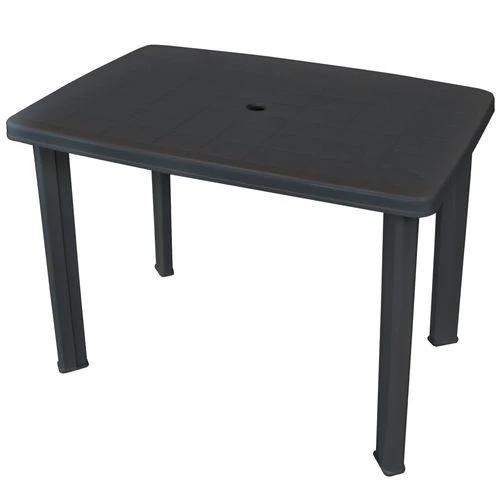 vidaXL Garden Table White 101x68x72 cm Plastic by vidaXL