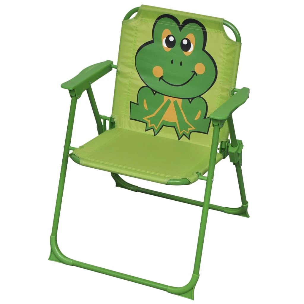 vidaXL 3 Piece Kids' Garden Bistro Set with Parasol Brown by vidaXL