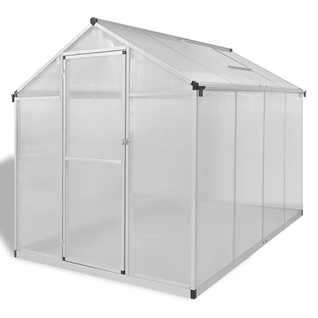 vidaXL Reinforced Aluminium Greenhouse with Base Frame 9.025 m² by vidaXL