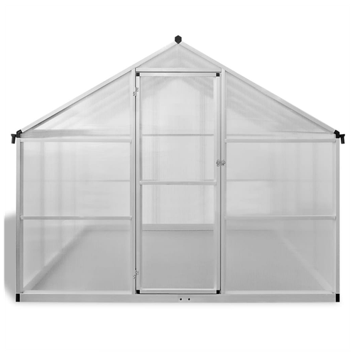 vidaXL Reinforced Aluminium Greenhouse with Base Frame 9.025 m² by vidaXL