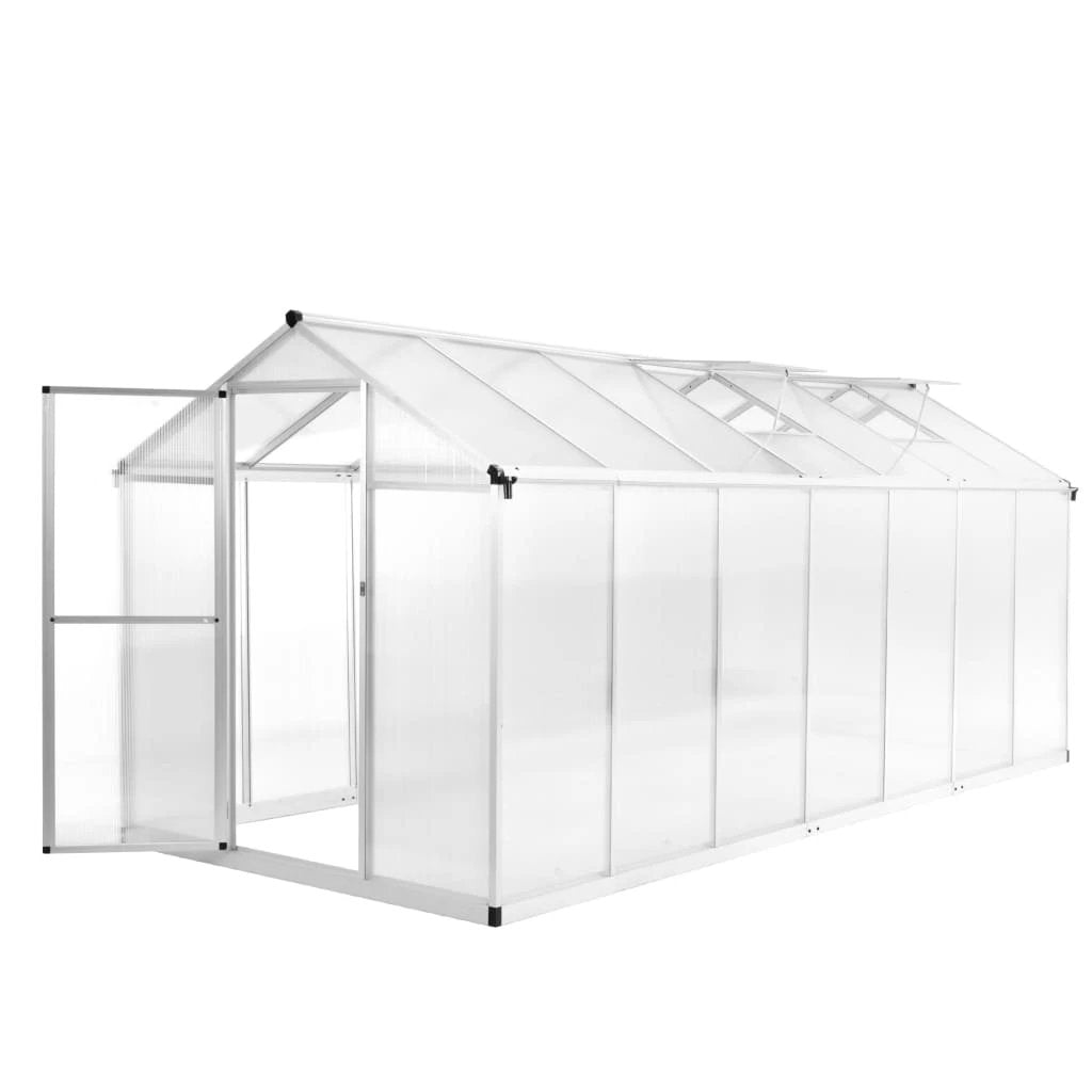 vidaXL Greenhouse Aluminium 302x190x195 cm 11.19 m³ by vidaXL