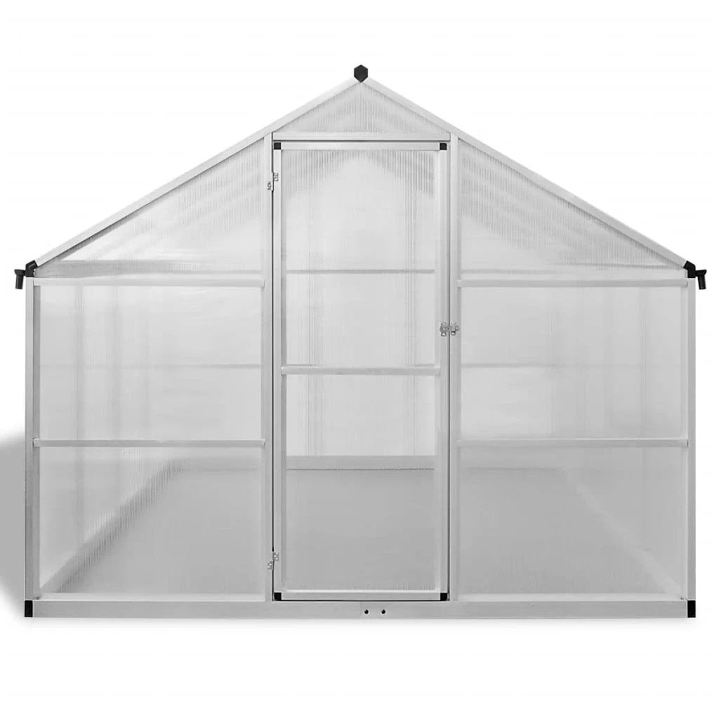 vidaXL Greenhouse Aluminium 302x190x195 cm 11.19 m³ - Greenhouse