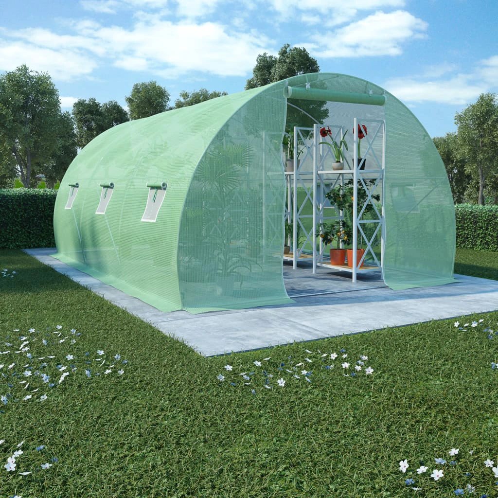 vidaXL Greenhouse 45 m² 15x3x2 m - Greenhouse