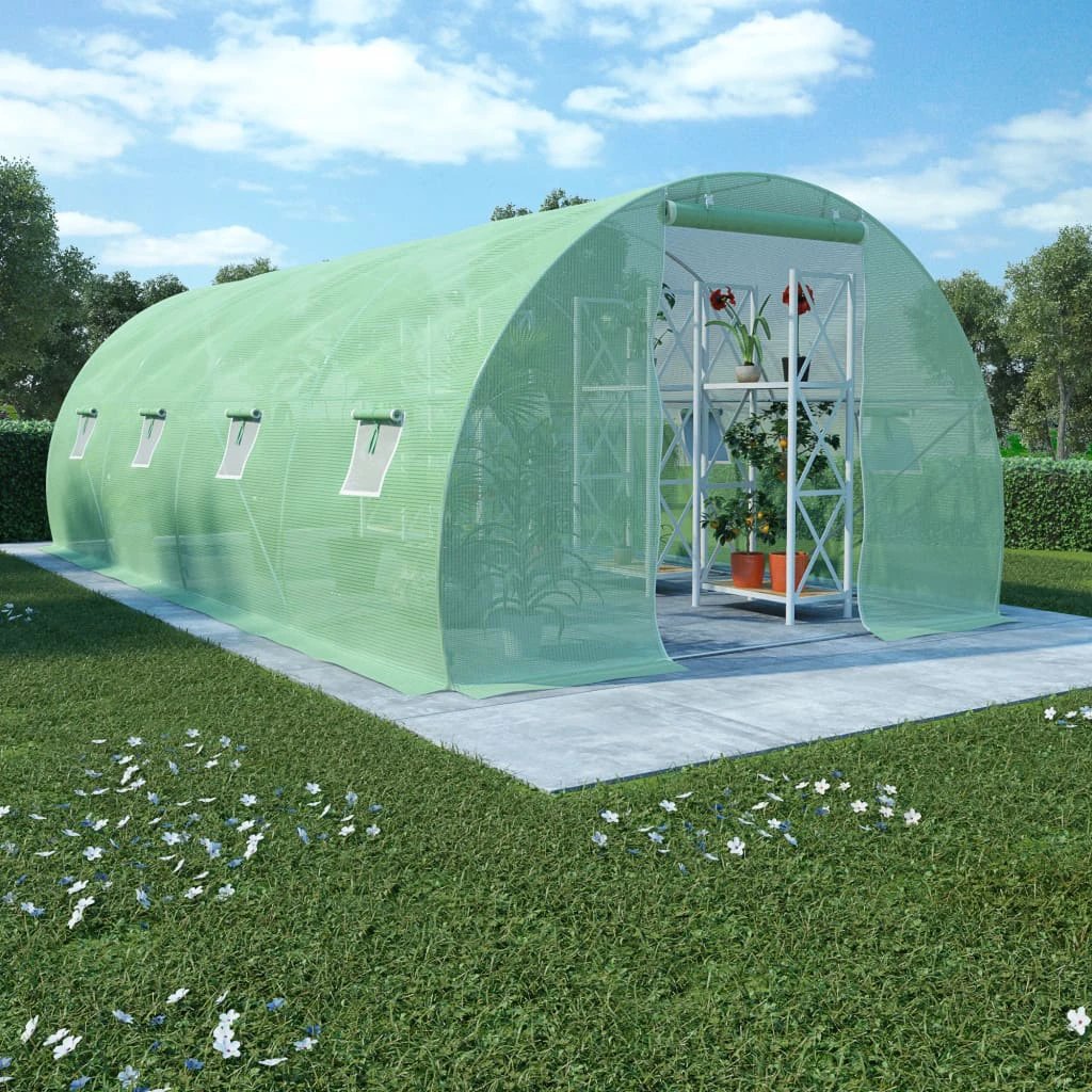 vidaXL Greenhouse 45 m² 15x3x2 m by vidaXL