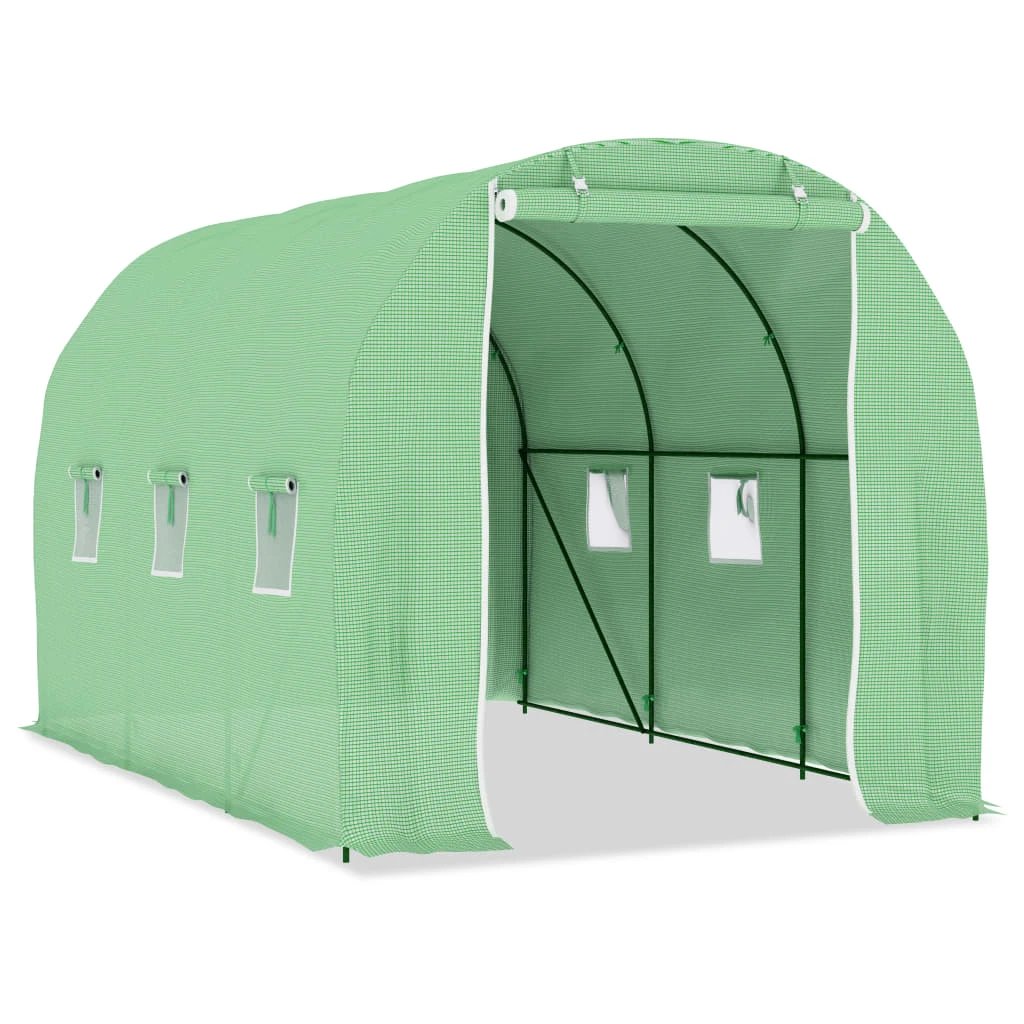 vidaXL Greenhouse 45 m² 15x3x2 m by vidaXL