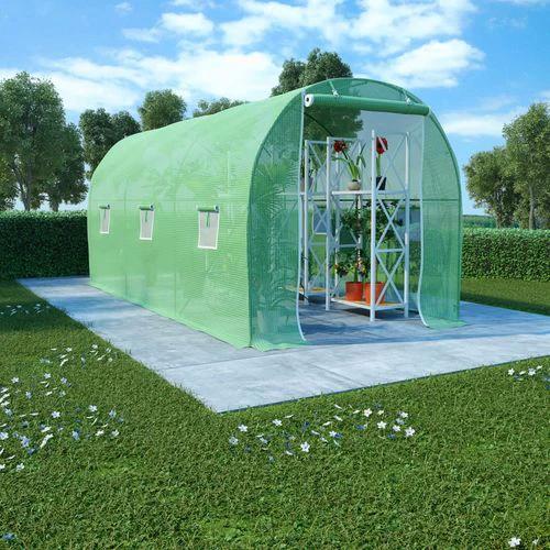 vidaXL Greenhouse 45 m² 15x3x2 m - Greenhouse