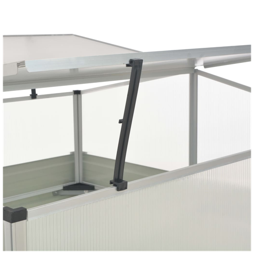 vidaXL vidaXL Greenhouse Brown 100x100x85 cm Galvanised Steel - Greenhouse