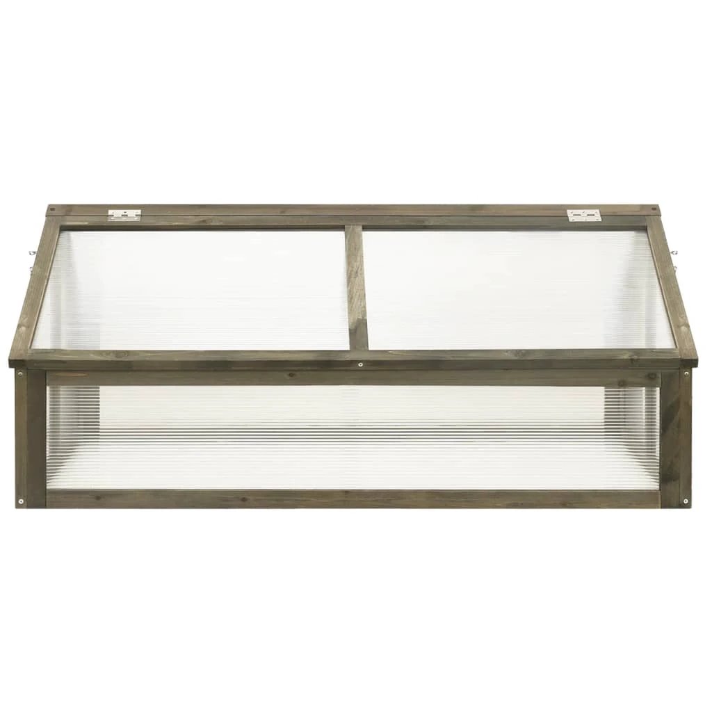 vidaXL vidaXL Greenhouse Brown 114x80x50 cm Firwood - Greenhouse