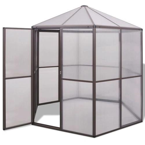 vidaXL Greenhouse Aluminium 240x211x232 cm by vidaXL