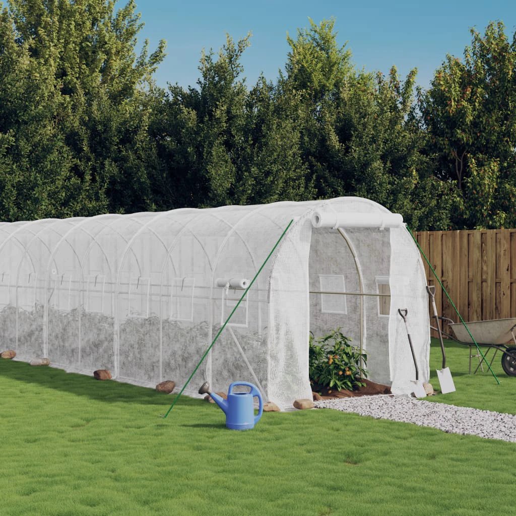 vidaXL Greenhouse with Steel Frame Green 4 m² 2x2x2 m by vidaXL