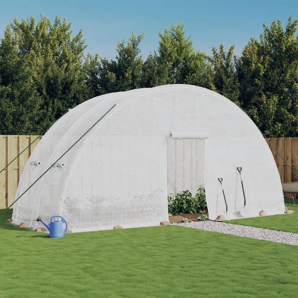 vidaXL vidaXL Greenhouse with Steel Frame Green 12 m² 6x2x2.85 m - Greenhouse