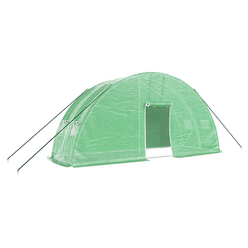 vidaXL vidaXL Greenhouse with Steel Frame Green 12 m² 6x2x2.85 m - Greenhouse
