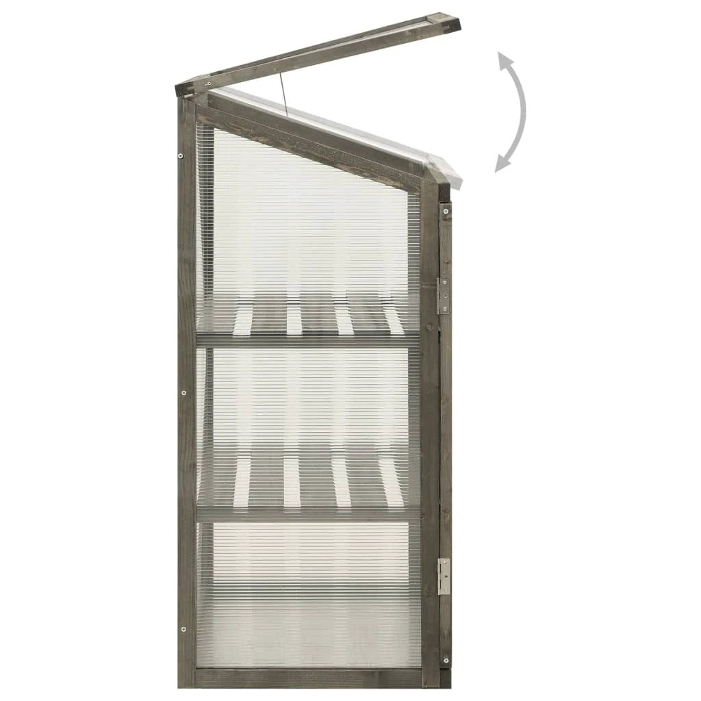 vidaXL Greenhouse 60x45x100 cm Firwood by vidaXL