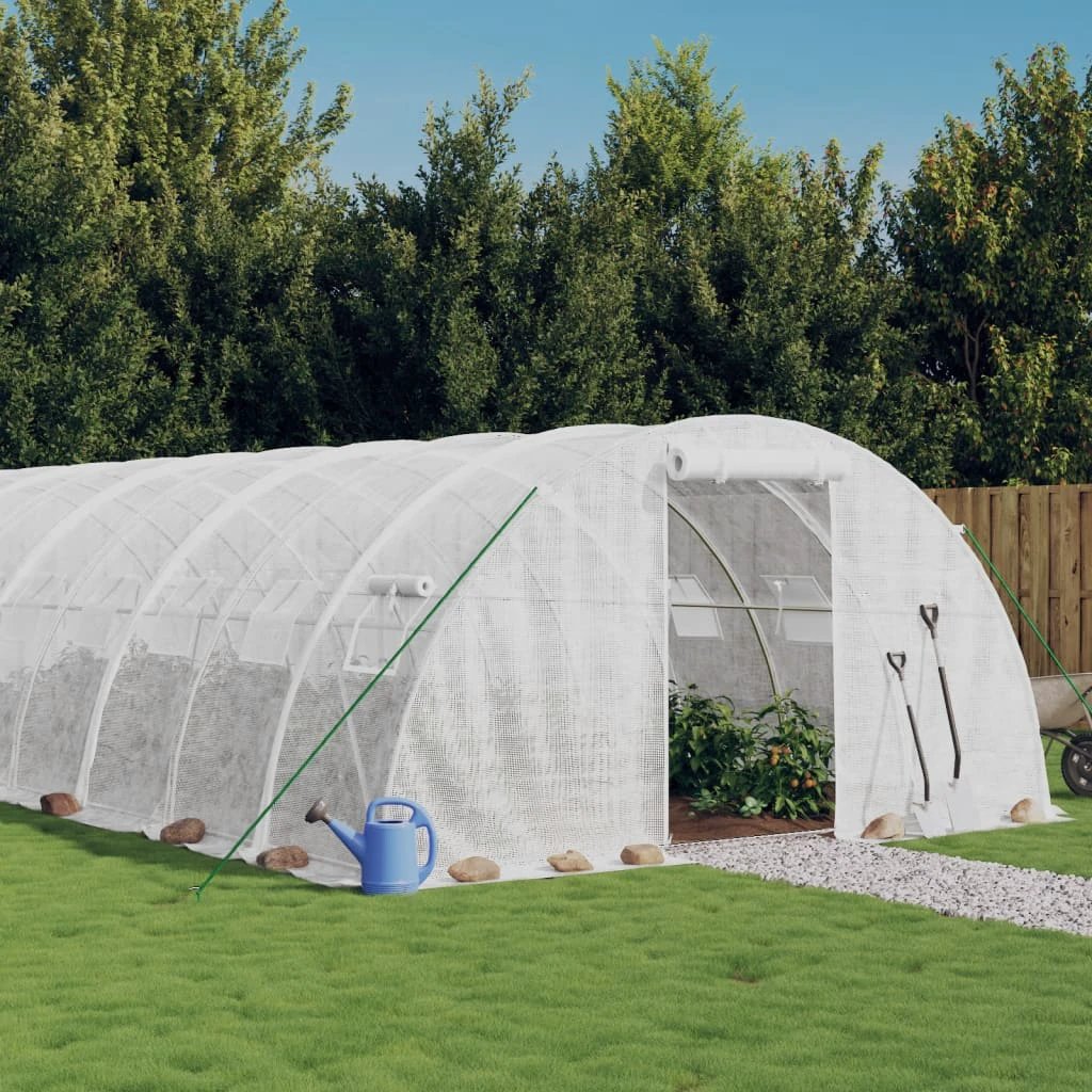 vidaXL Greenhouse with Steel Frame Green 8 m² 4x2x2 m by vidaXL