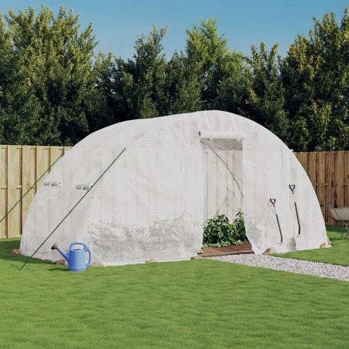 vidaXL vidaXL Greenhouse with Steel Frame Green 10 m² 5x2x2.3 m - Greenhouse