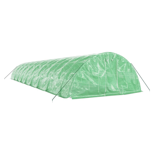vidaXL vidaXL Greenhouse with Steel Frame Green 10 m² 5x2x2.3 m - Greenhouse