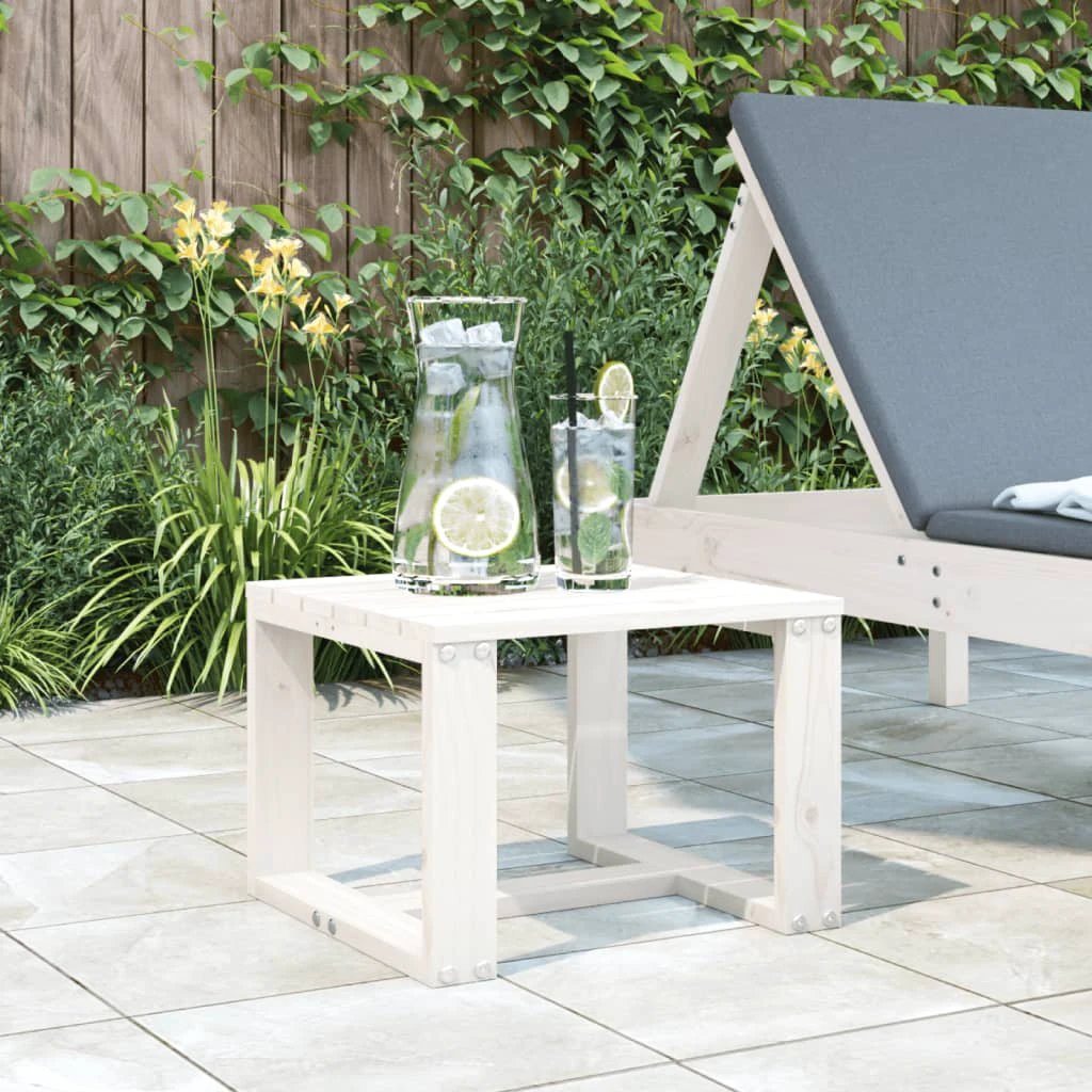 vidaXL vidaXL Garden Side Table 40x38x28.5 cm Solid Wood Pine -