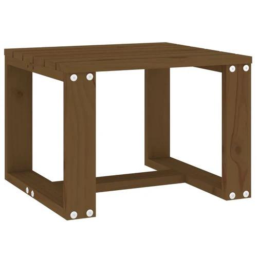 vidaXL vidaXL Garden Side Table 40x38x28.5 cm Solid Wood Pine -