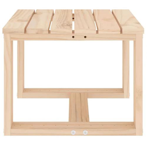 vidaXL Garden Side Table 40x38x28.5 cm Solid Wood Pine by vidaXL