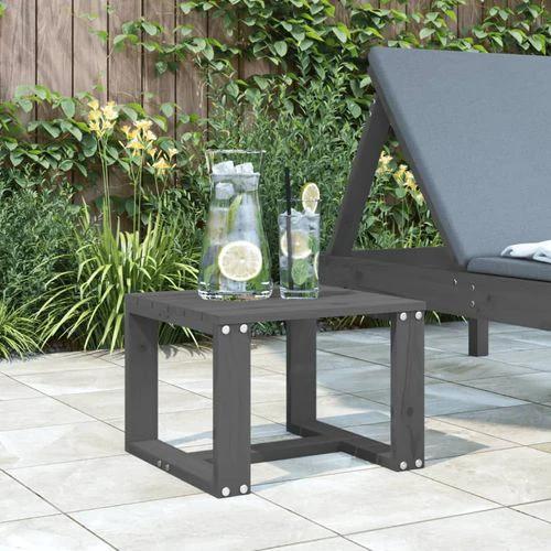 vidaXL vidaXL Garden Side Table 40x38x28.5 cm Solid Wood Pine -
