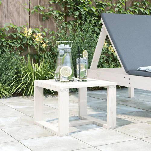 vidaXL vidaXL Garden Side Table 40x38x28.5 cm Solid Wood Pine -
