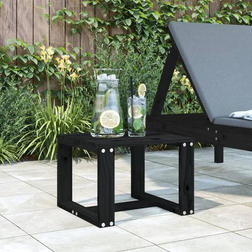 vidaXL vidaXL Garden Side Table 40x38x28.5 cm Solid Wood Pine -