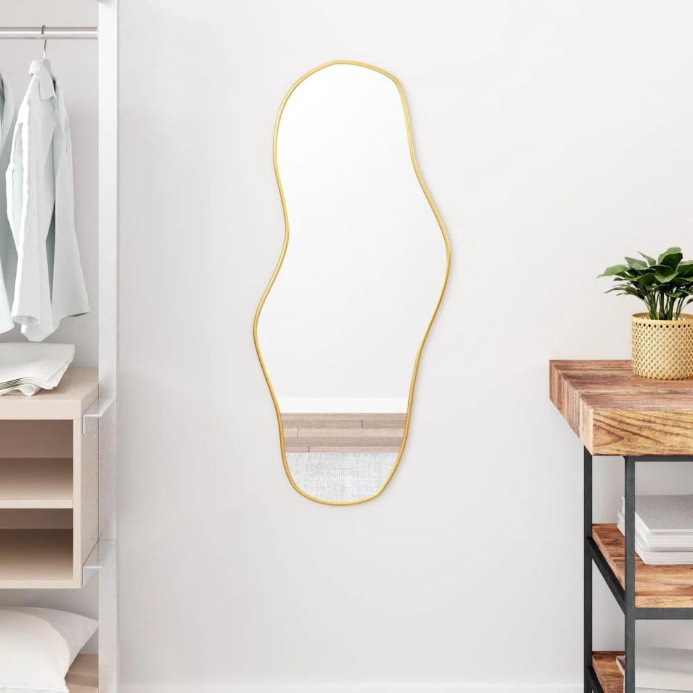vidaXL vidaXL Wall Mirror Gold 90x40 cm - Mirror