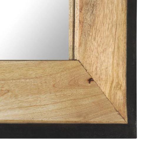 vidaXL Mirror 50x50 cm Solid Mango Wood - Mirror